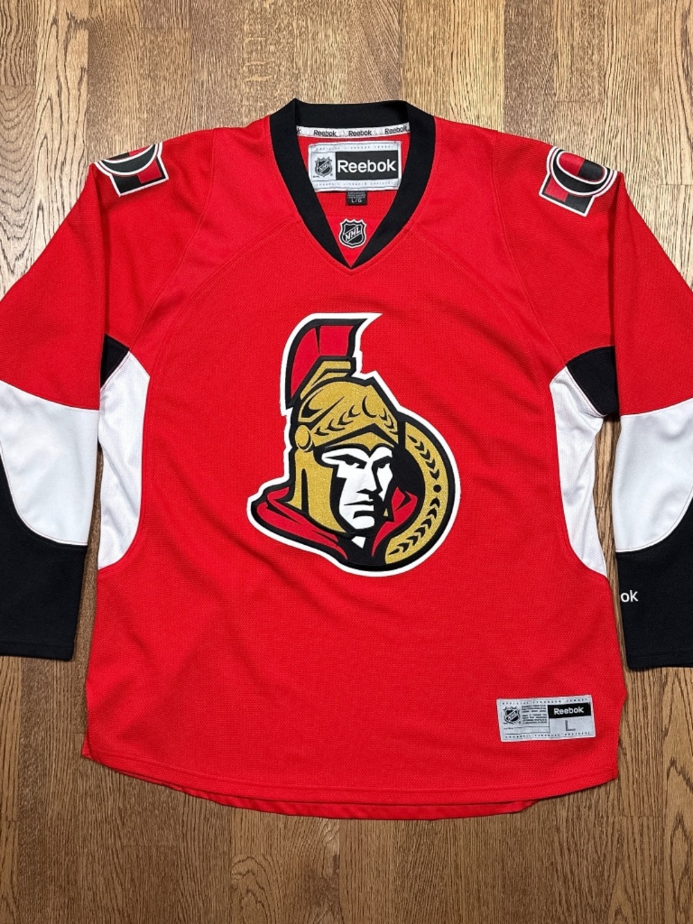 Vintage Y2K Reebok Ottawa Senators 2011 Red Home Hockey Jersey Mens Large